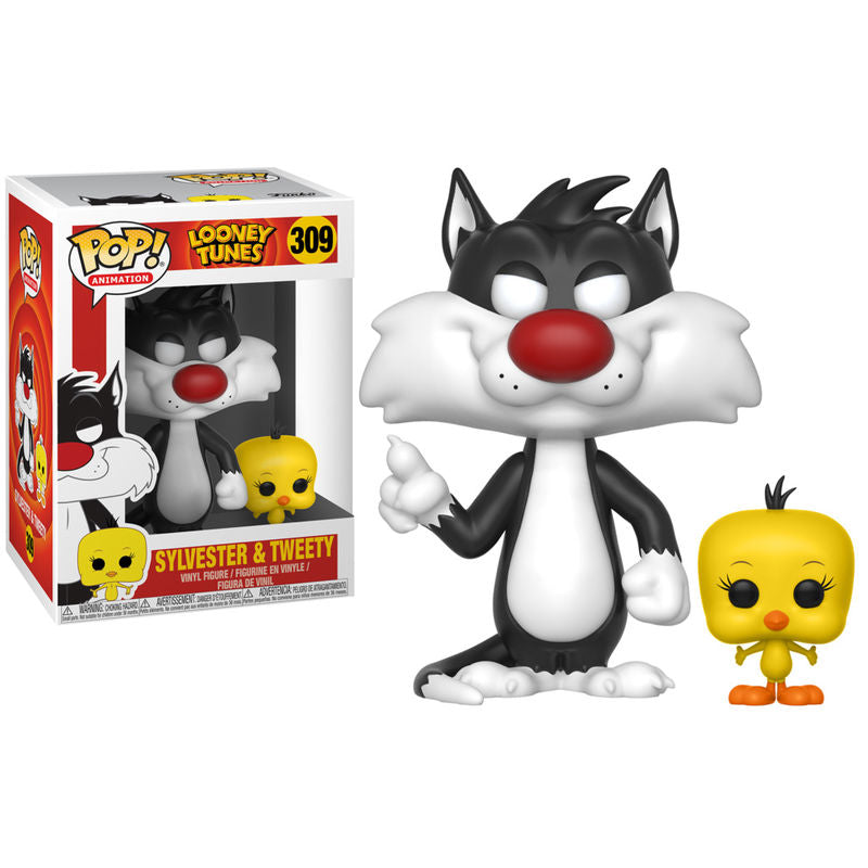 Figura POP Looney Tunes Sylvester & Tweety_1