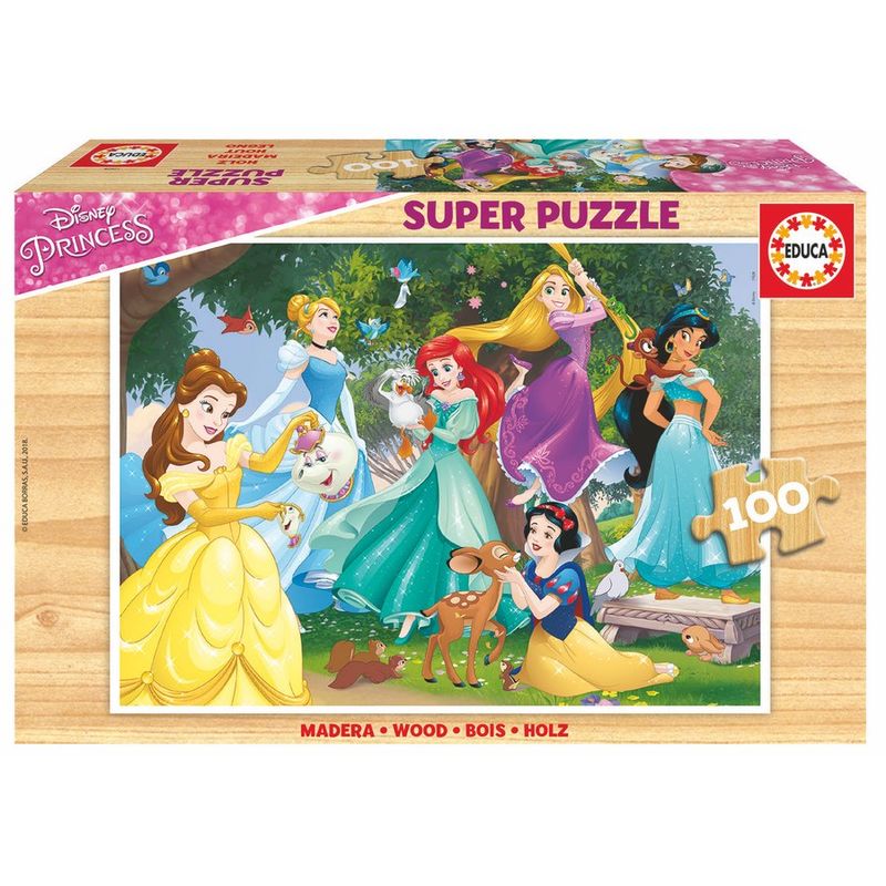 Puzle Princess Disney madera 100pzs_1