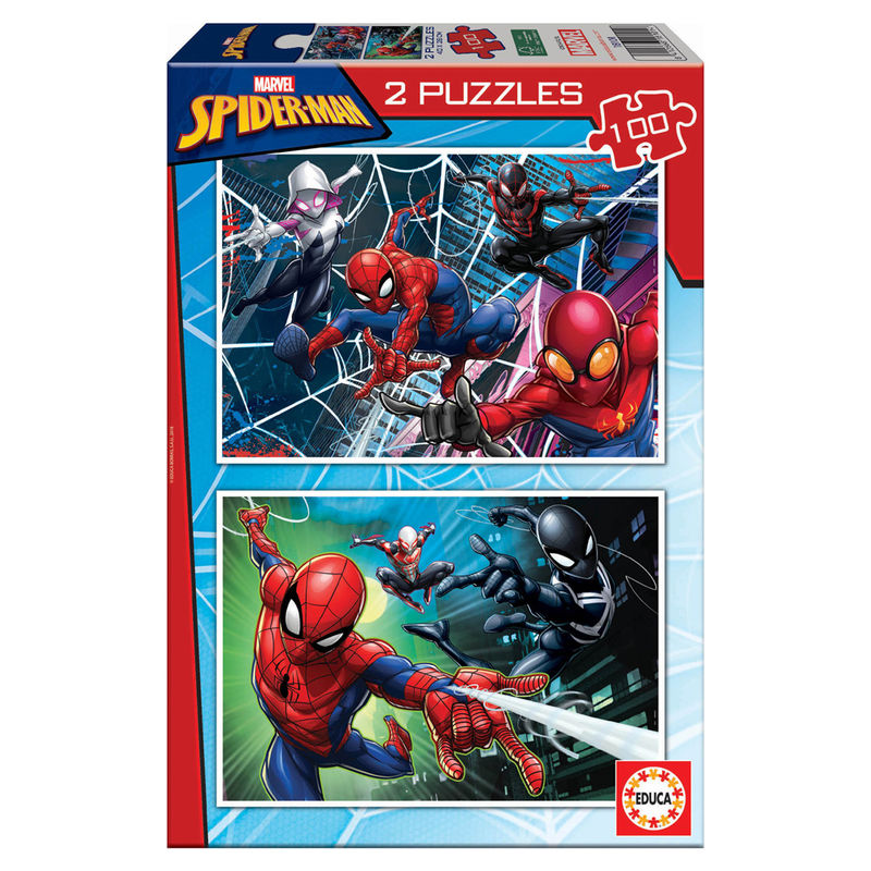 Puzle Spiderman Marvel 2x100pzs_1