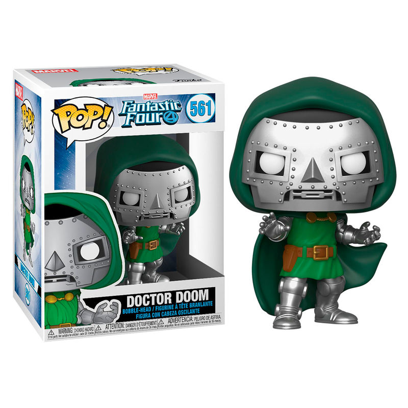Funko POP figura Marvel Los 4 Fantasticos Doctor Doom_1