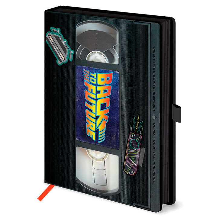 Cuaderno A5 premium VHS Regreso al Futuro_1