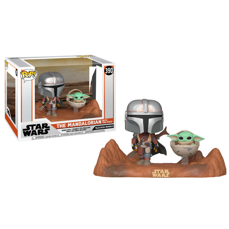 Figura POP Star Wars Mandalorian - The Child and Mandalorian_1
