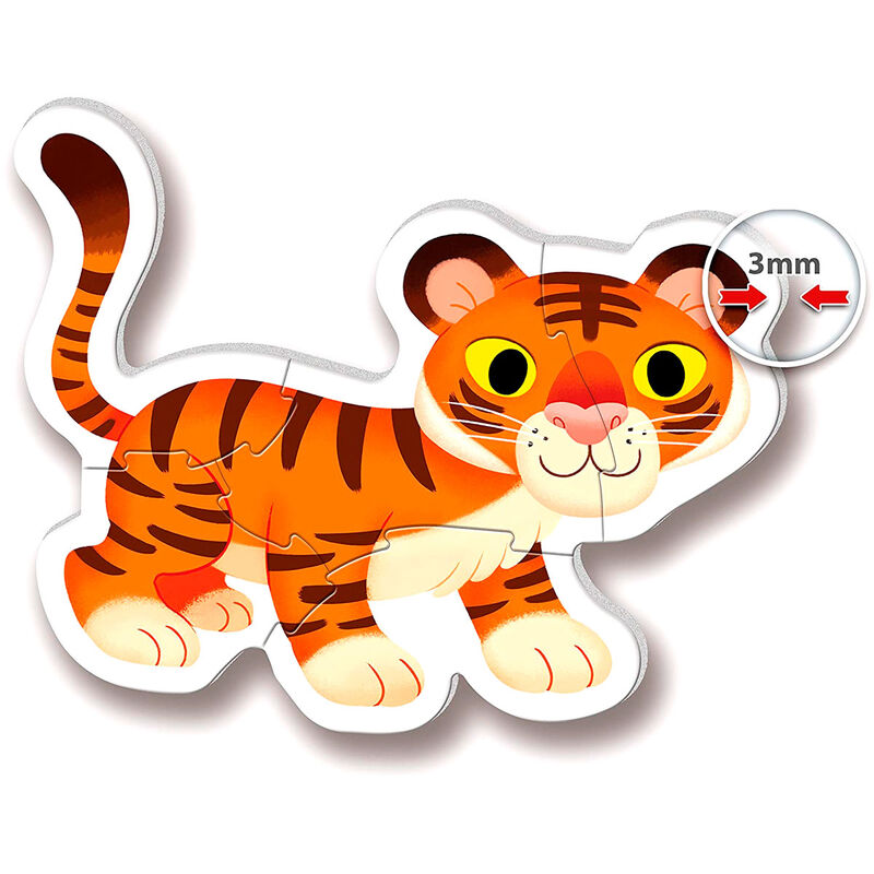 Puzle My First Puzle Wild Animals 3-6-9-12pzs_1