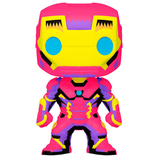 Funko POP figura Marvel Iron Man Black Light Exclusive_1