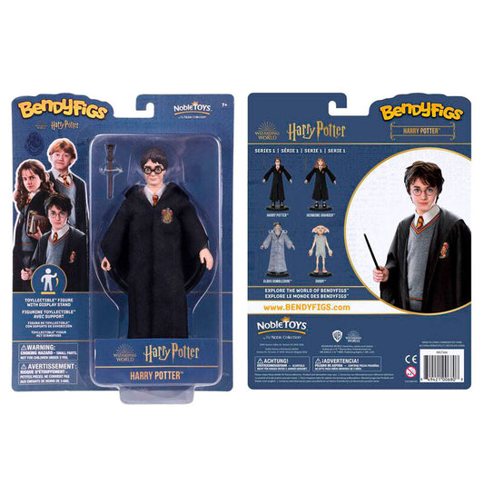 Figura Maleable Bendyfigs Harry con varita Harry Potter 19cm_1