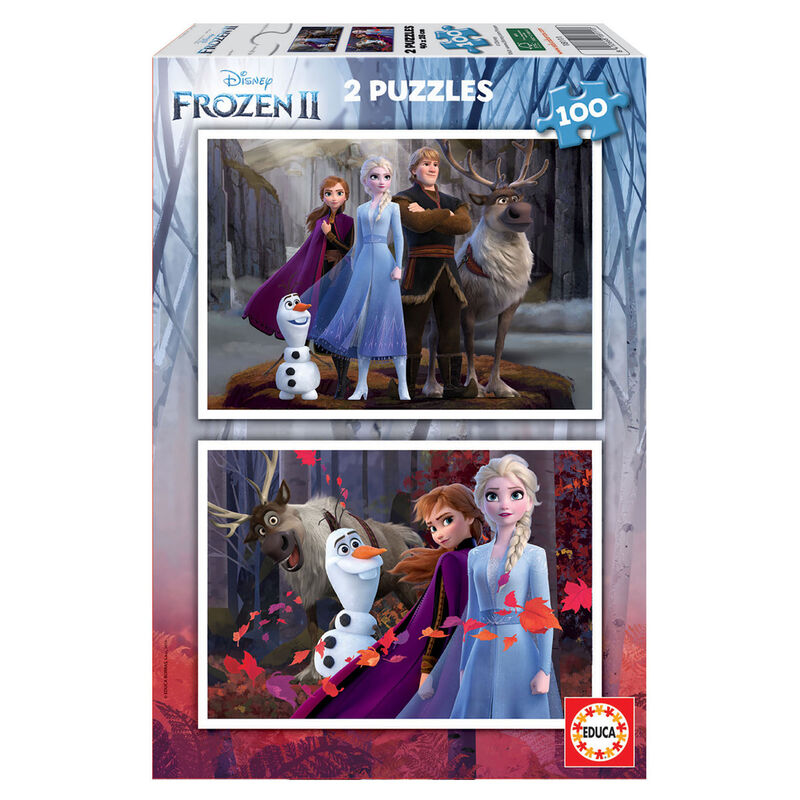 Puzle Frozen 2 Disney 2x100pzs_1
