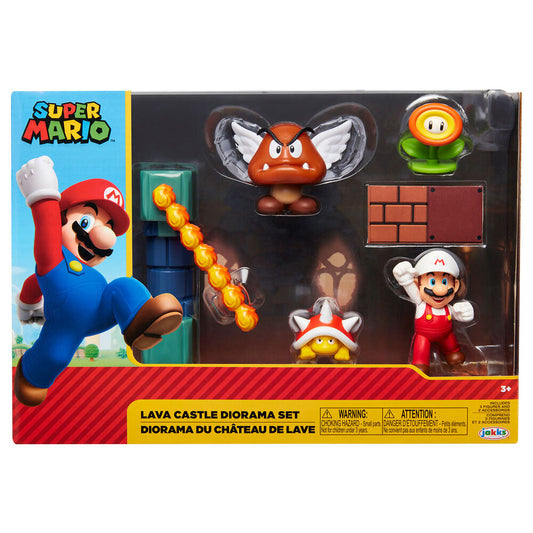 Set diorama Castillo de Lava Super Mario Nintendo_1