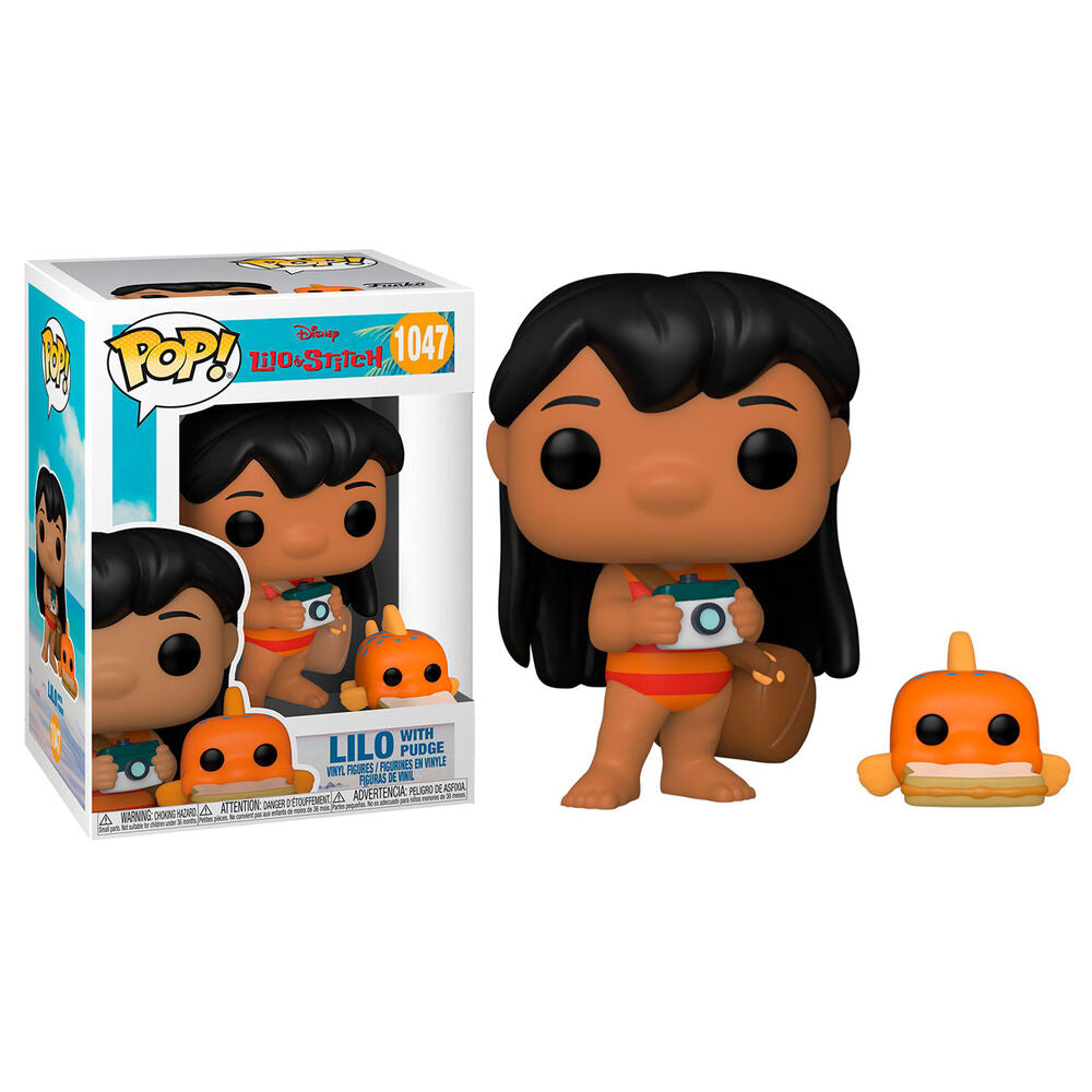 Funko POP figura Disney Lilo and Stitch Lilo with Pudge_1