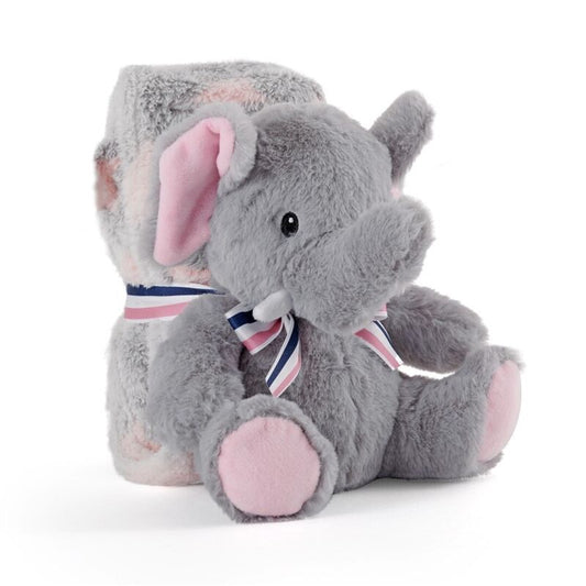 Elefante de Peluche más Manta Suave 1