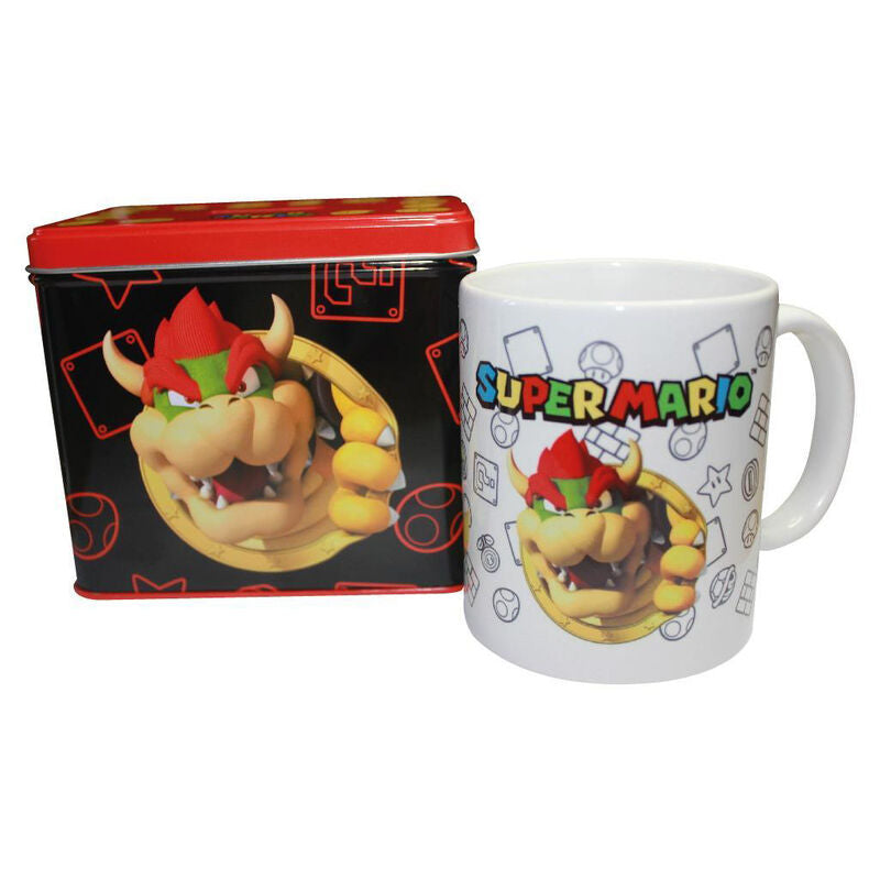 Hucha + taza Bowser Super Mario Bros Nintendo_1
