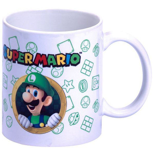 Hucha + taza Luigi Super Mario Bros Nintendo_1