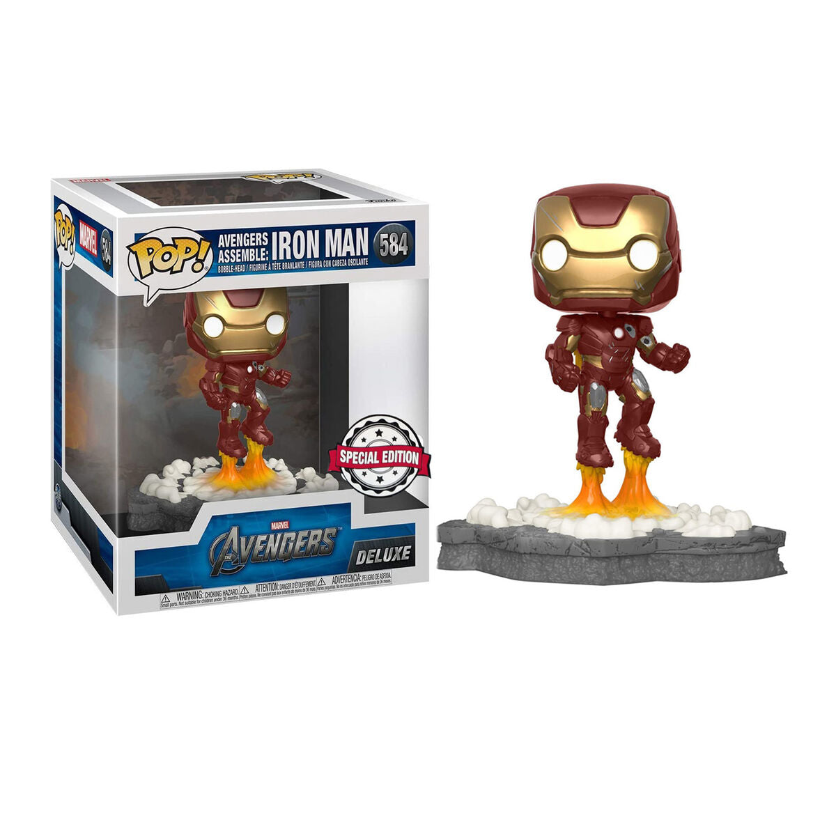 Figura POP Marvel Avengers Iron Man Assemble Exclusive_1