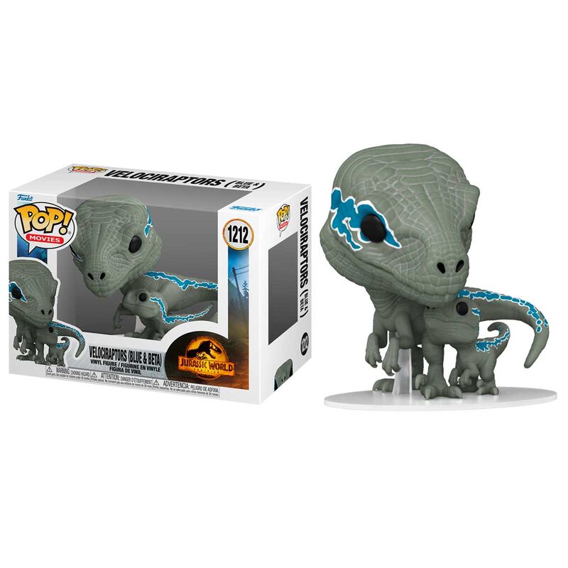 Funko POP figura Jurassic World 3 Velociraptors Blue & Beta_1