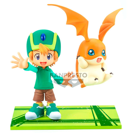 Figura Takeru & Patamon Adventure Archives Digimon Adventure 15cm_1