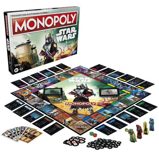 Juego Monopoly Boba Fett Star Wars español_1