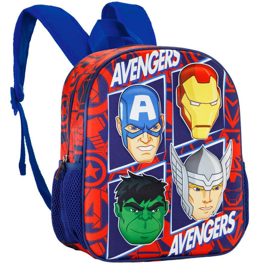 Mochila 3D The Four Vengadores Avengers Marvel 31cm_1