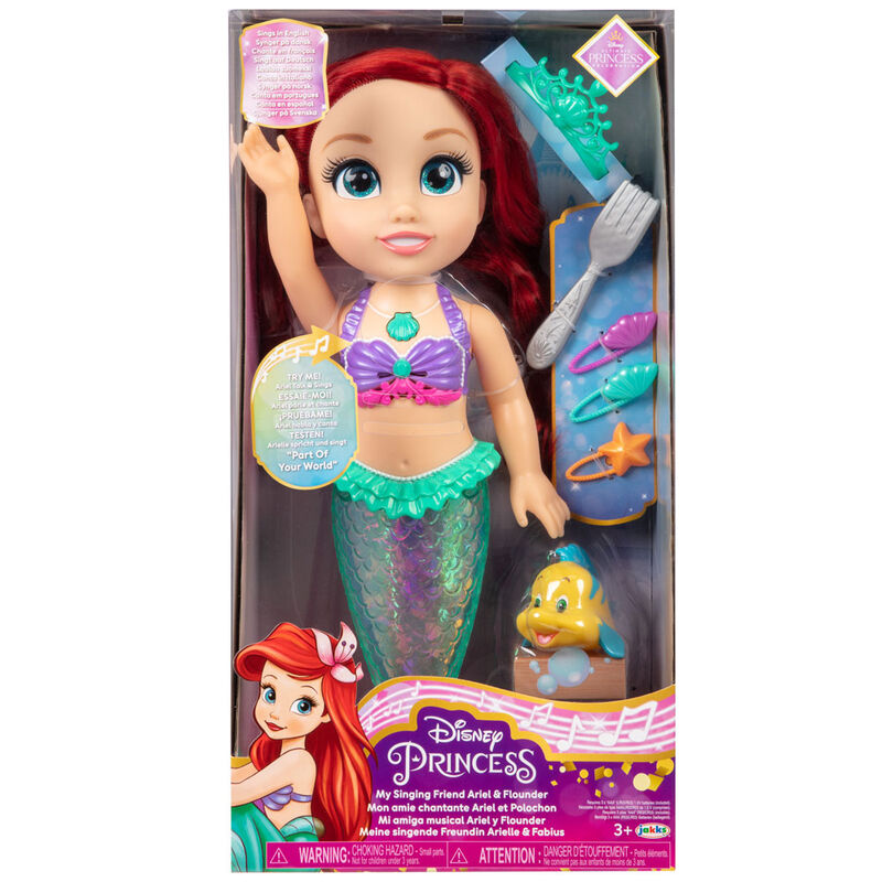 Muñeca Ariel La Sirenita Disney 38cm musical_1