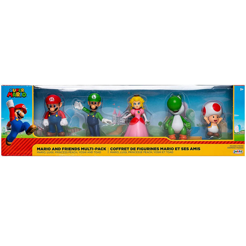 Set 5 figuras Super Mario Nintendo 6cm_1