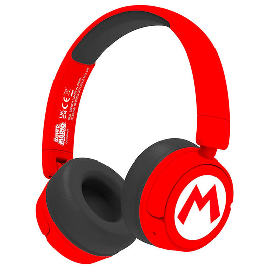 Auriculares inalambricos infantiles Logo Super Mario Bros_1