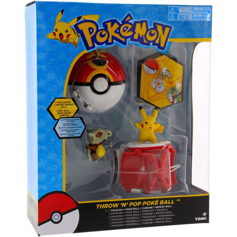 Set Pokeball Pikachu + Cubone Pokemon_1