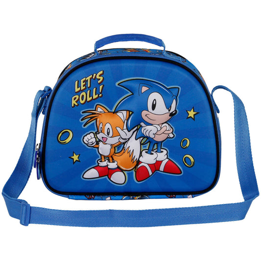 Bolsa portameriendas 3D Lets Roll Sonic The Hedgehog_1