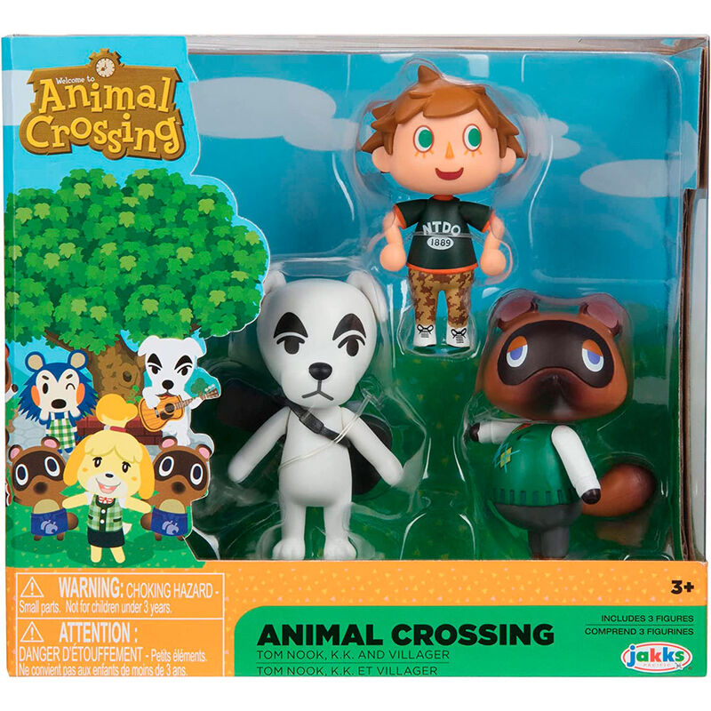 Set 3 Figuras Animal Crossing 6cm_1