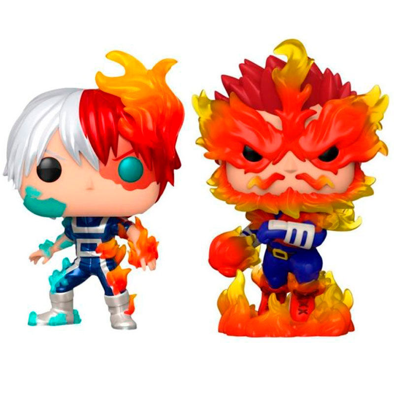 Set 2 Figuras POP My Hero Academia Shoto Todoroki & Endeavor Exclusive_1