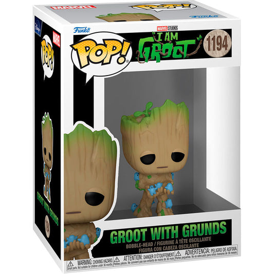 Funko POP figura Marvel I am Groot - Groot with Grunds_1