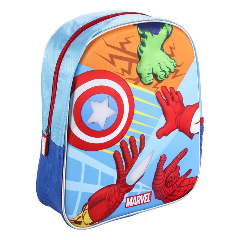 Mochila 3D luces Los Vengadores Avengers Marvel 31cm_1