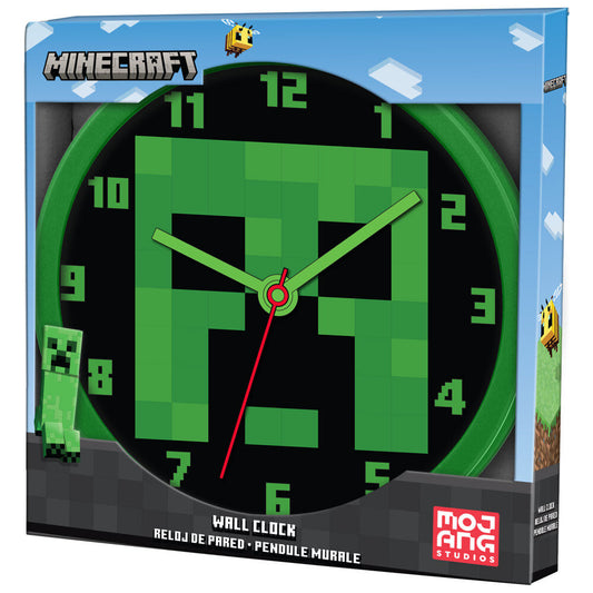 Reloj pared Minecraft_1