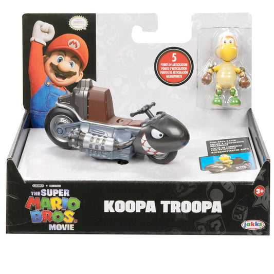 Figura Koopa Troopa Kart La Pelicula Mario Kart 6cm_1