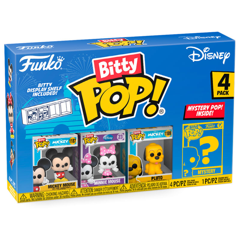 Set 4 figuras Bitty POP Disney Mickey_1
