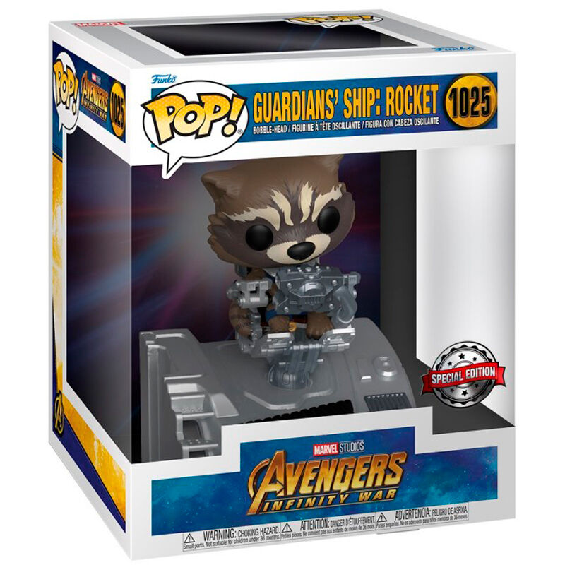 Figura POP Deluxe Marvel Guardianes de la Galaxia Guardians Ship Rocket Exclusive_1