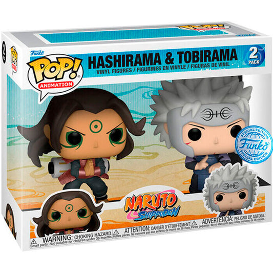 Set 2 figuras POP Naruto Shippuden Hashirama & Tobirama Exclusive_1