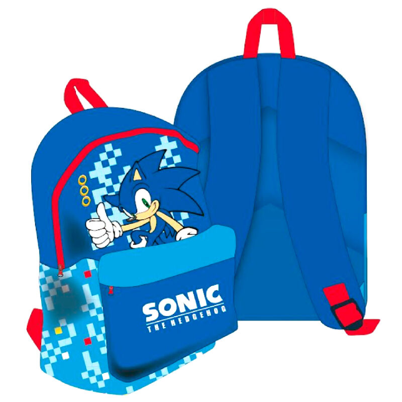 Mochila Sonic the Hedgehog 40cm_1