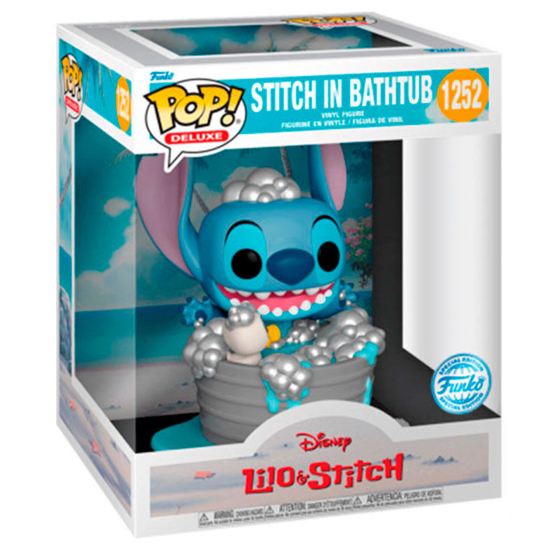 Figura POP Deluxe Disney Lilo & Stitch - Stitch in Bathtub Exclusive_1