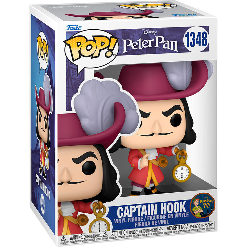 Funko POP figura Disney Peter Pan 70 Aniversario Captain Hook_1