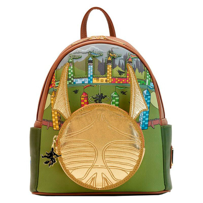Mochila Snitch Dorada  Harry Potter Loungefly 26cm_1