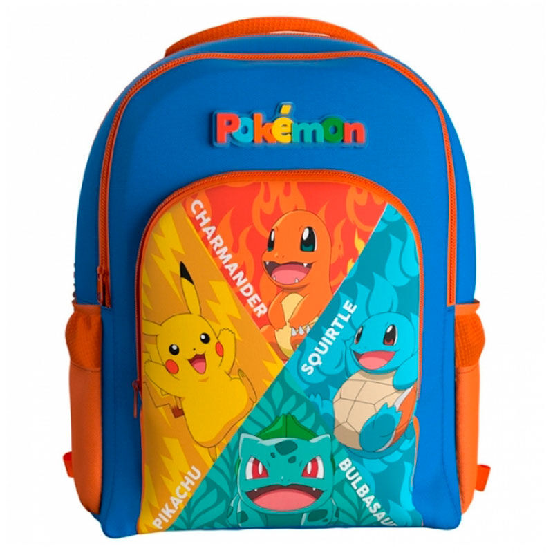 Mochila Starters Pokemon 43cm adaptable_1