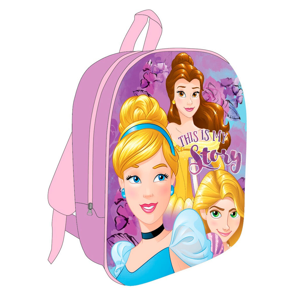 Mochila 3D Princesas Disney 30cm_1