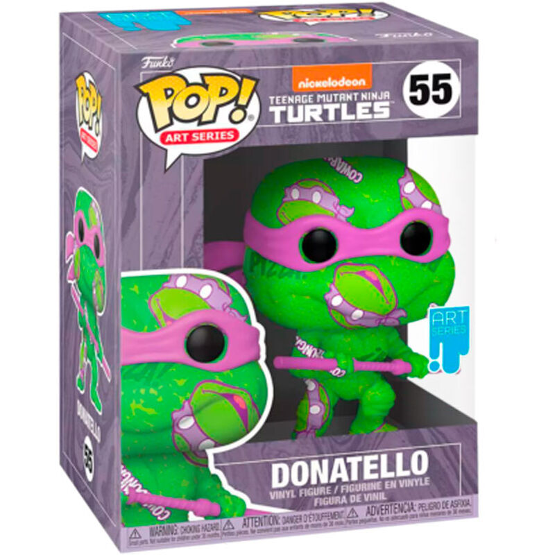 Figura POP Tortugas Ninja Donatello Artist + Case Exclusive_1
