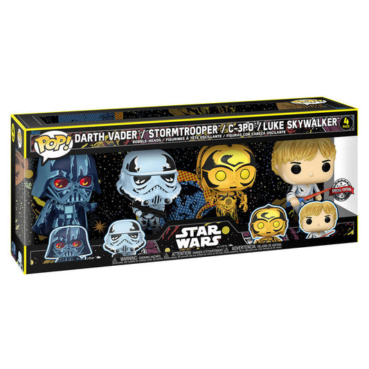 Set 4 figuras POP Star Wars Exclusive_1