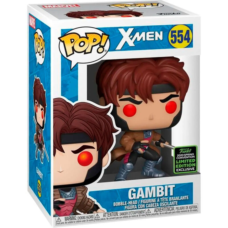 Figura POP Marvel X-Men Gambit Exclusive_1