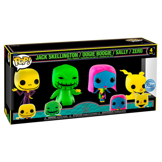 Set 4 figuras POP Disney Pesadilla Antes de Navidad Exclusive_1