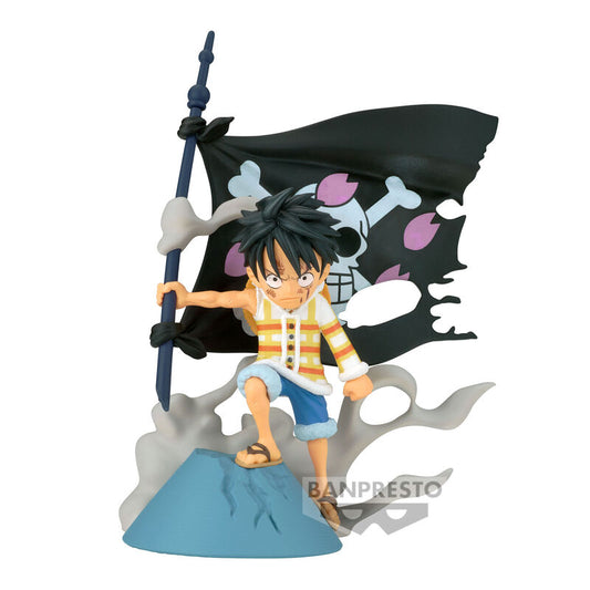 Figura Monkey D Luffy WCF Log Stories One Piece 8cm_1