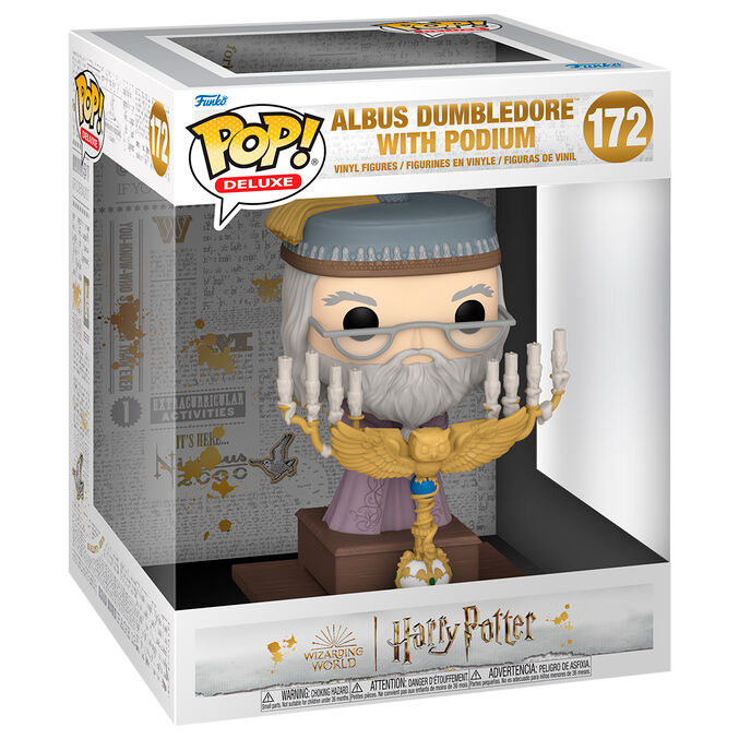 Figura POP Deluxe Harry Potter y el Prisionero de Azkaban - Dumbledore with Podium_1