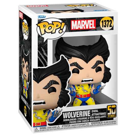 Funko POP figura Marvel Lobezno 50 Aniversario - Lobezno Fatal Attractions_1