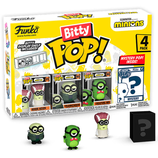 Set 4 figuras Bitty POP Minions Series 2_1