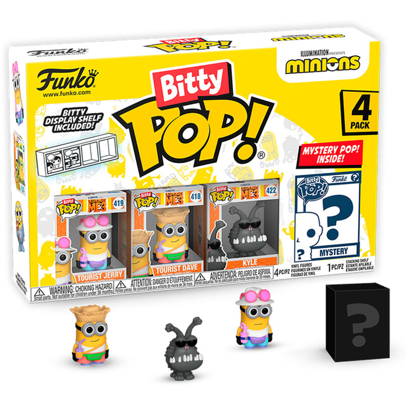 Set 4 figuras Bitty POP Minions Series 4_1