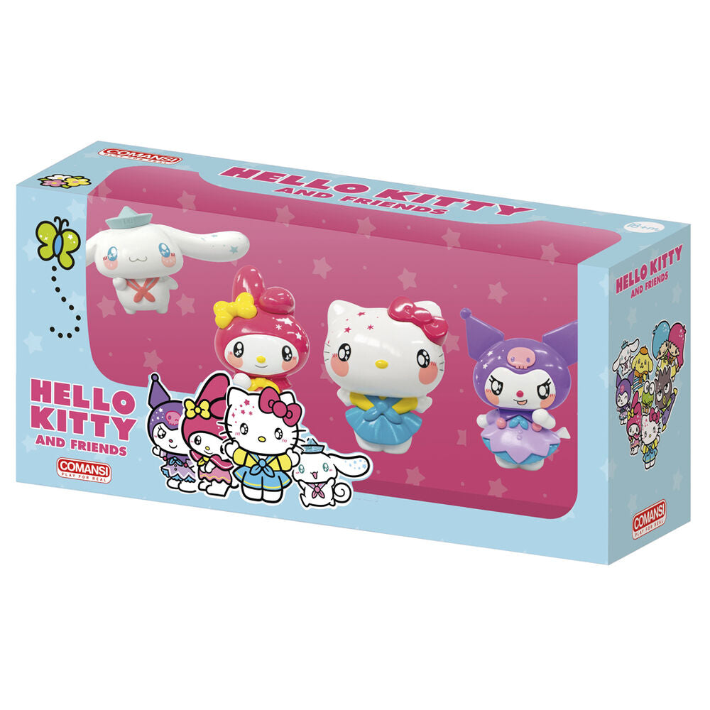 Set 4 figuras Hello Kitty Friends_1